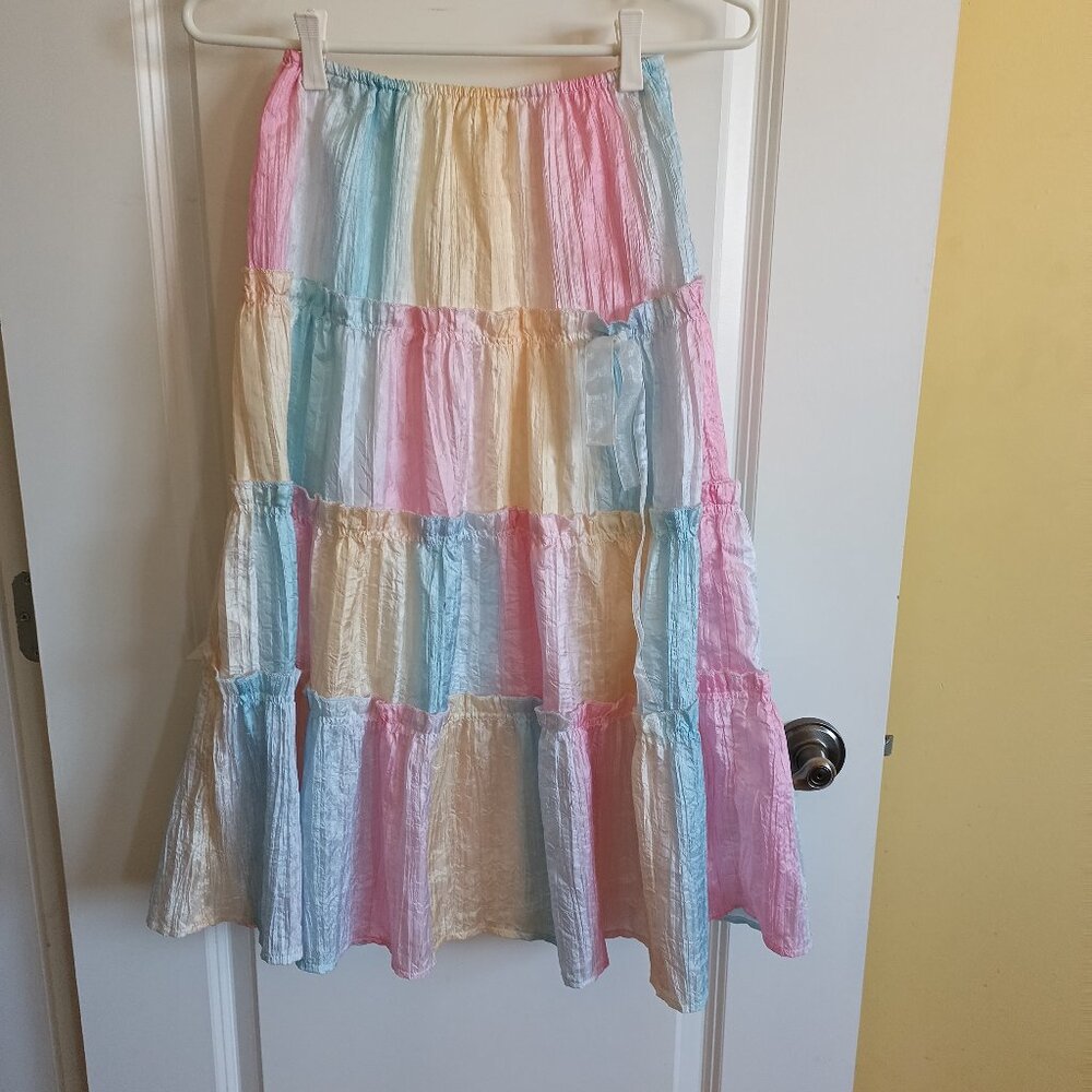 Girls Kayci Rainbow skirt Size Large